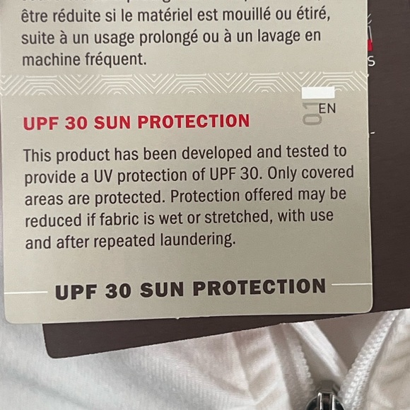 NWT white northface zip up- size small - Picture 5 of 5